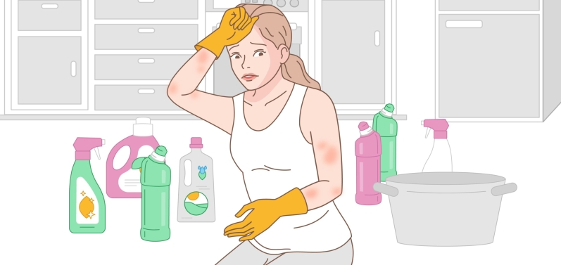 Аллергия на бытовую химию