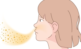 Аллерген попадает в нос