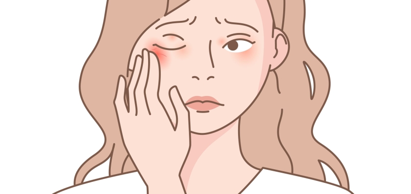 Расчесывание при аллергии глаз